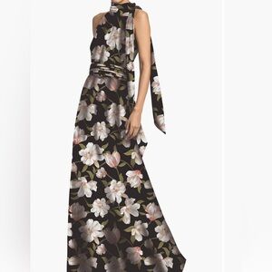 NWT Sachin + Babi Floral Tie Front Maxi/Gown size 14
